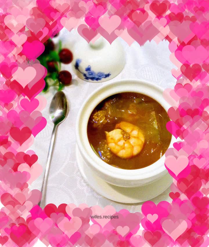 Winter Melon, Shrimp and Meatball Soup
