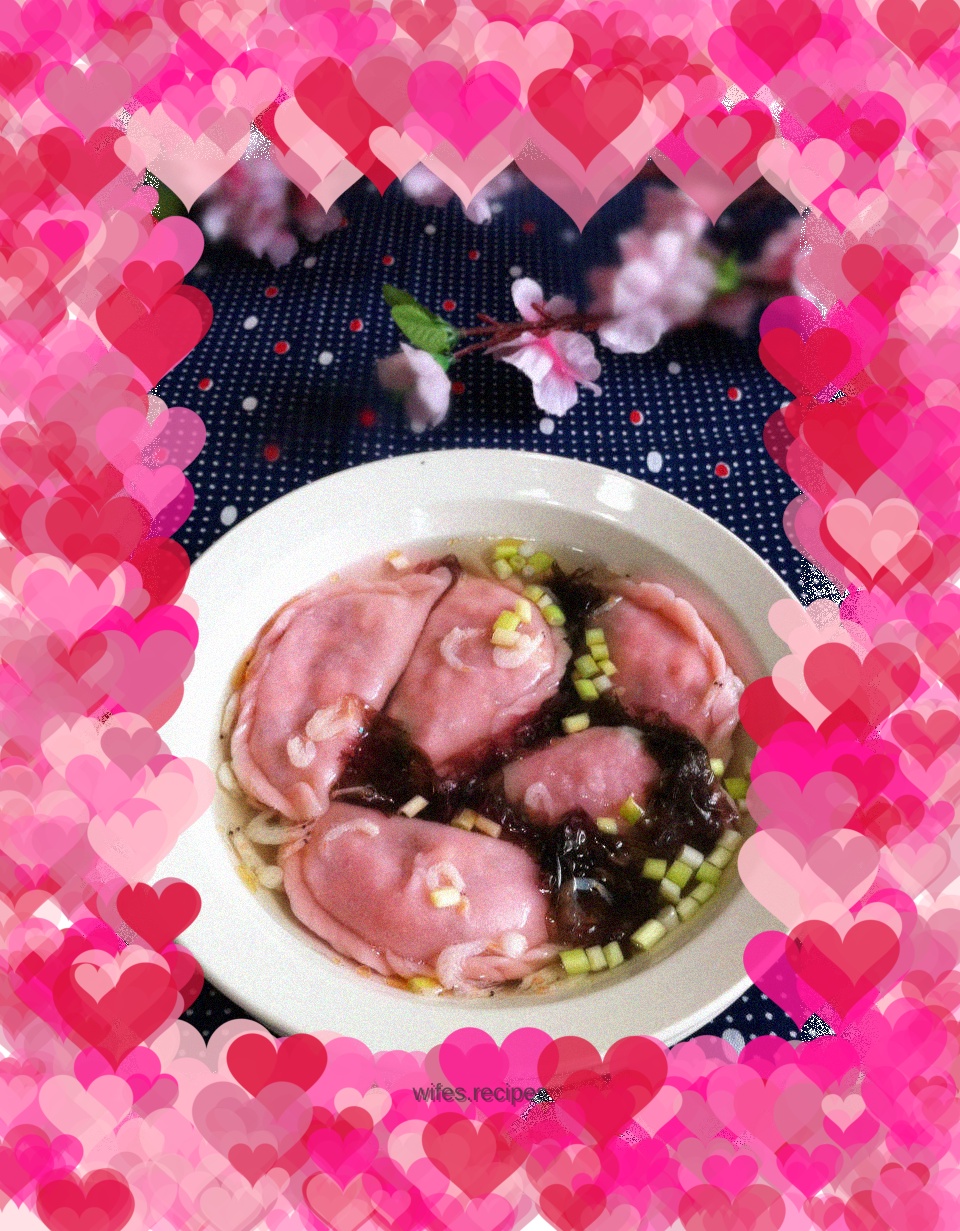 Seaweed and Shrimp Skin Dumplings and Wontons