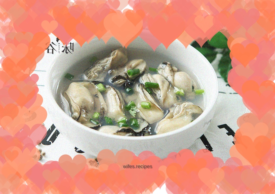 Pepper-soaked oysters