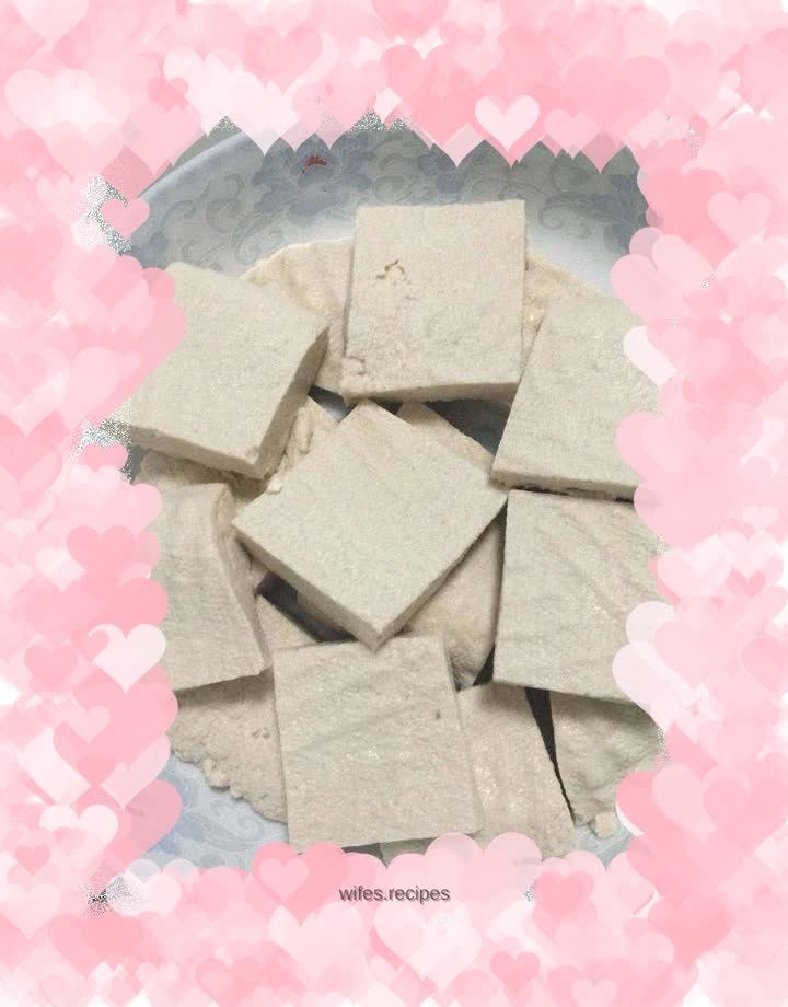 Homemade tofu