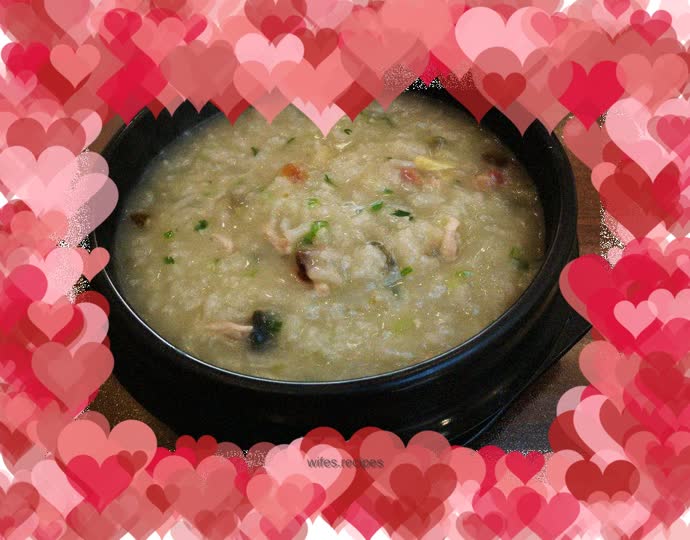 Preserved egg and lean meat porridge