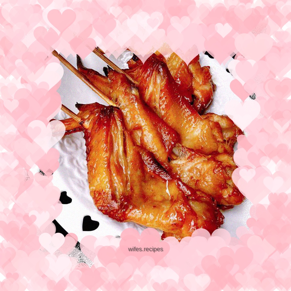 Sauce grilled chicken wings