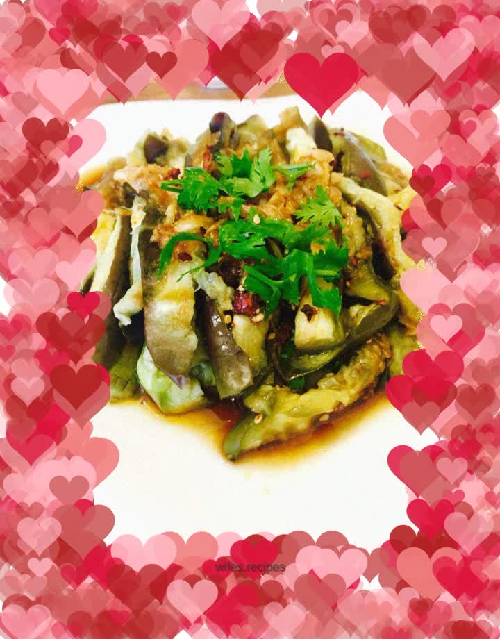 Eggplant with garlic paste