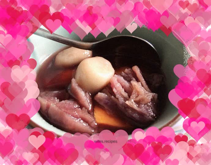 How to make taro balls