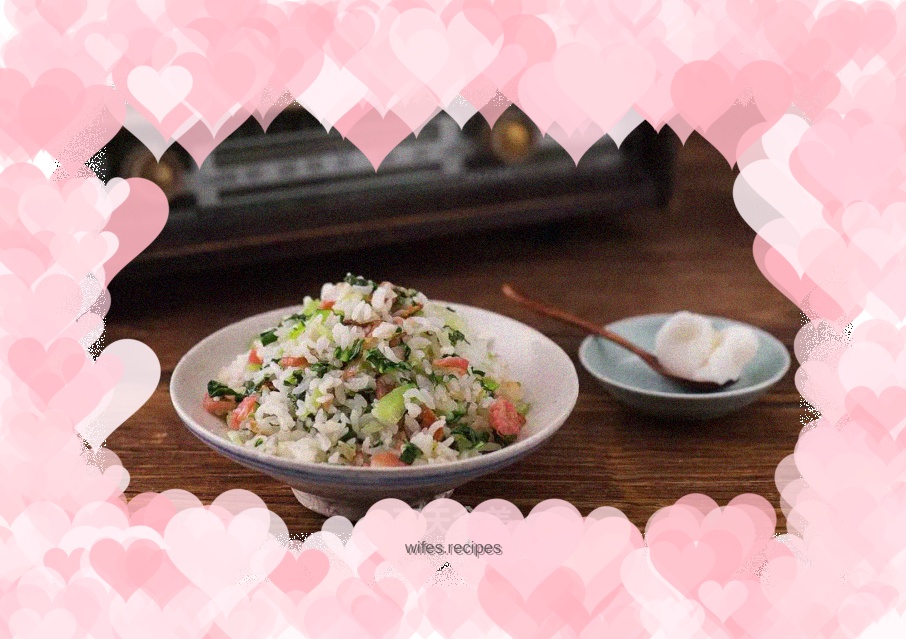 Simple and delicious vegetable braised rice