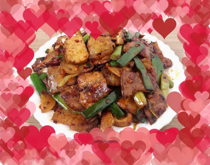 Dried twice-cooked pork