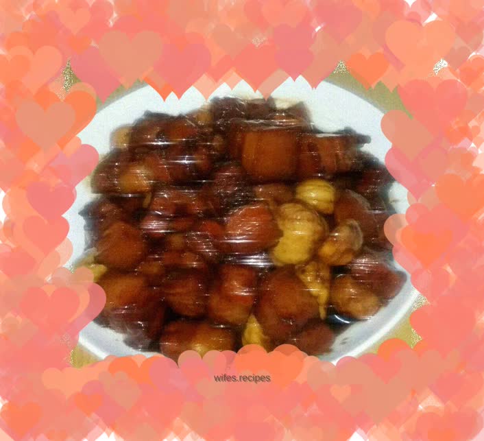 Chestnut roasted pork