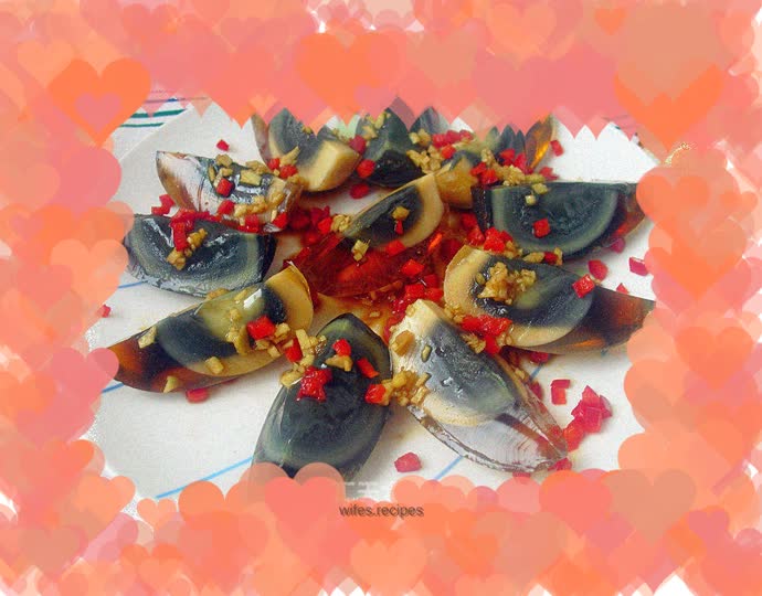 Ginger preserved eggs