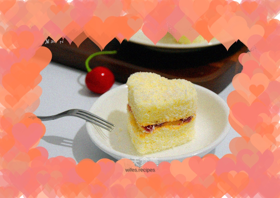 Heart to Heart - Blueberry Coconut Cake