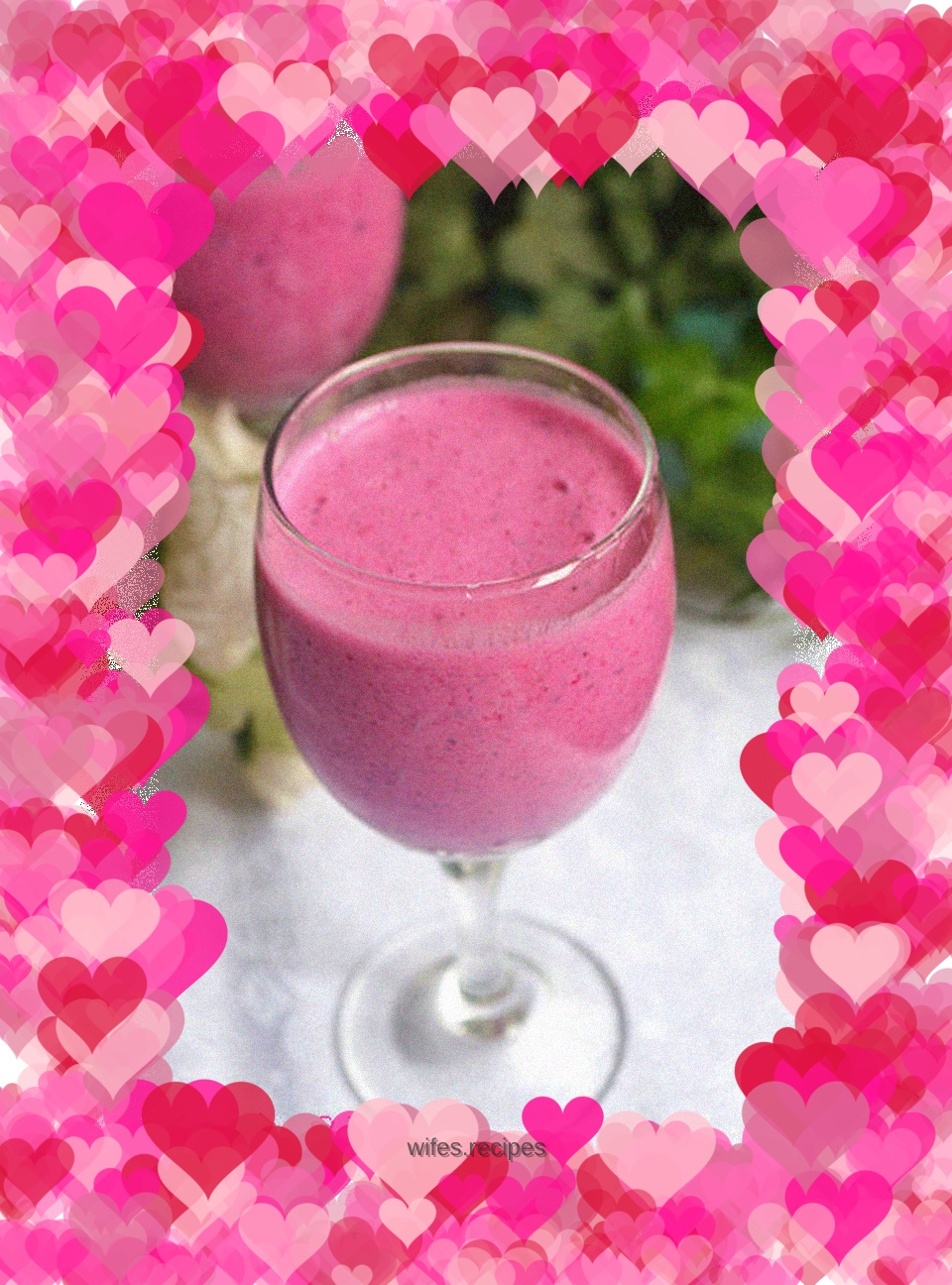 Dragon fruit milkshake