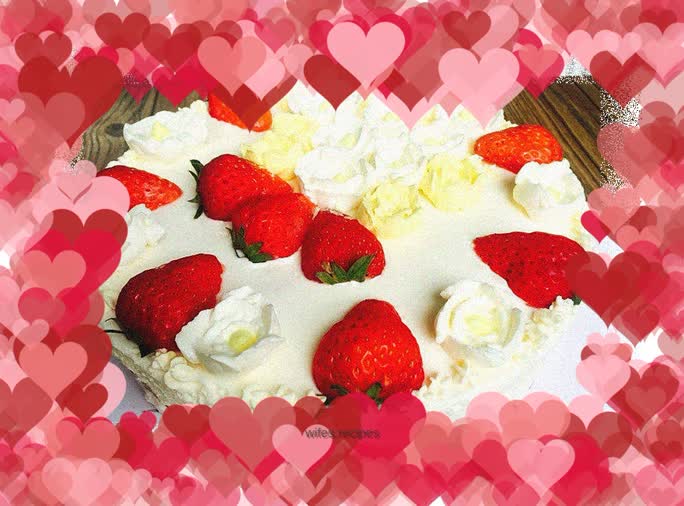 Strawberry mousse cake