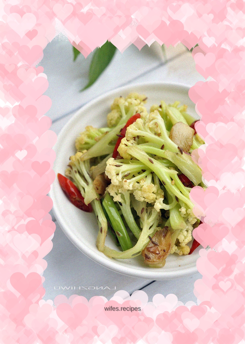 Stir-fried cumin cauliflower