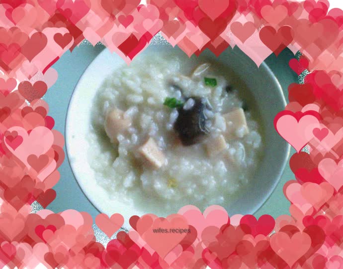 Preserved Egg Chicken Porridge
