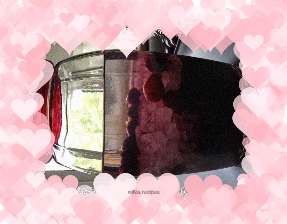 Homemade cherry wine