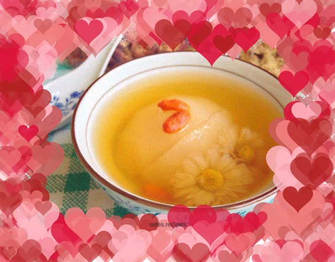 Hawthorn and pear tea