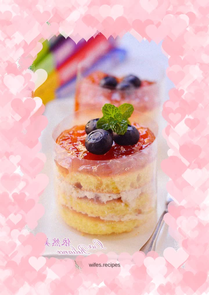 Still learning to bake--doubleberry mousse