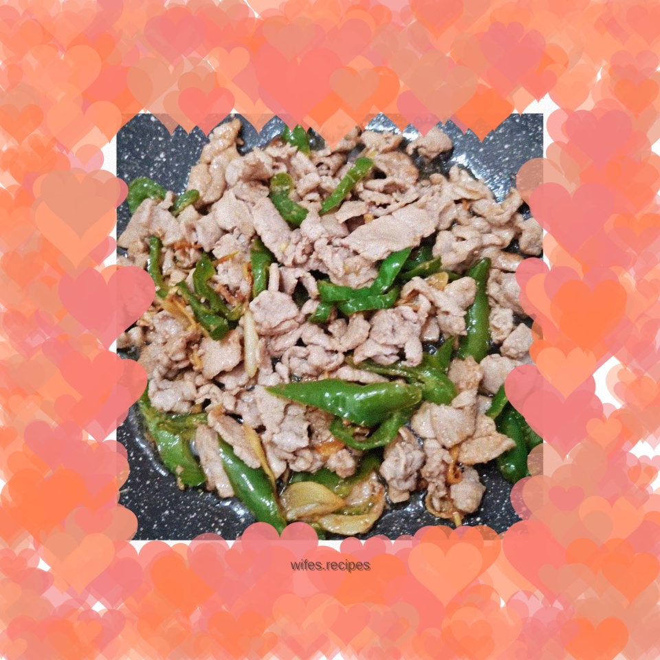 Fried Pork with Chili