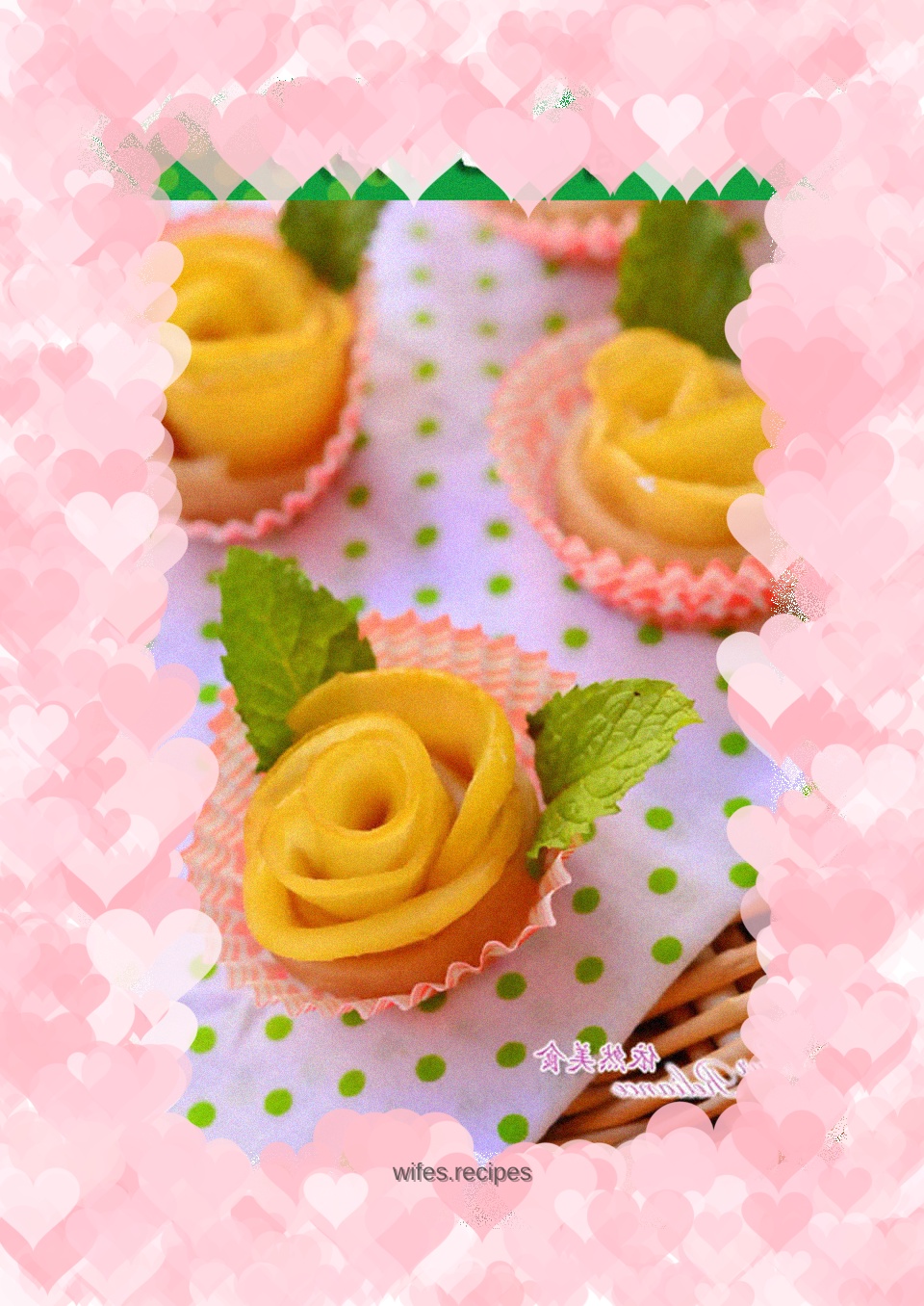 Still learning to bake---honey rose