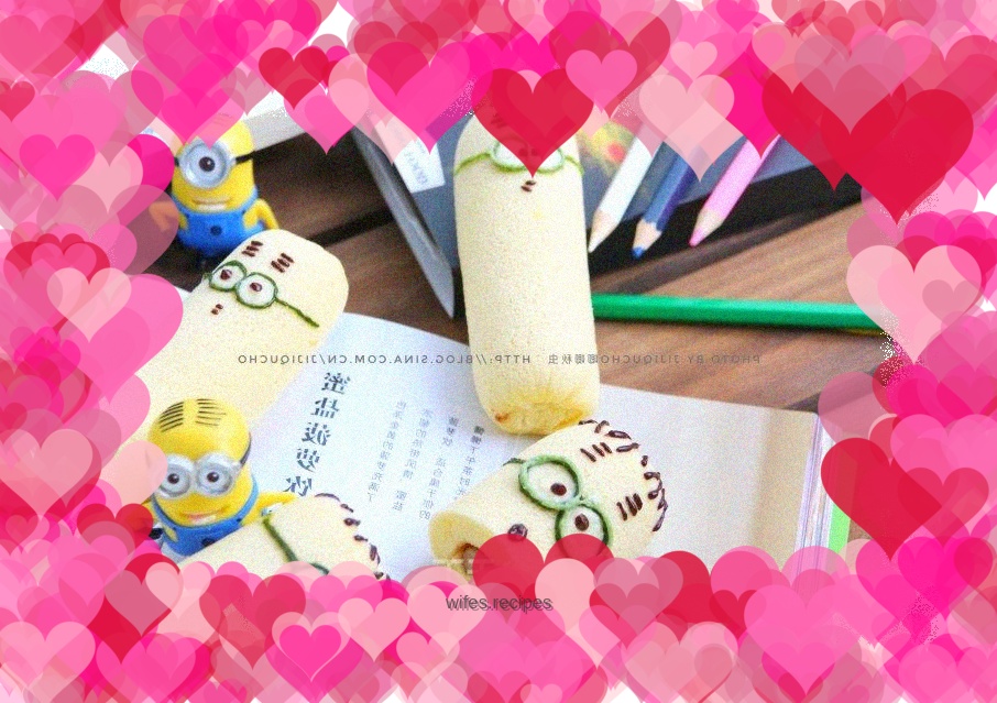 Minions Sausage Cake Roll