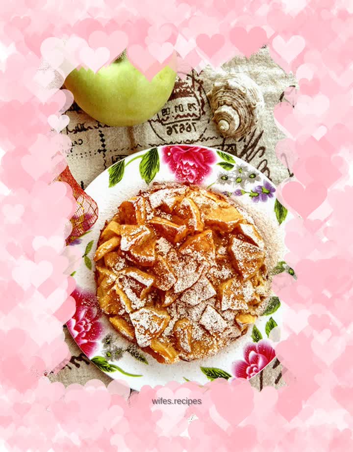 Russian apple cake
