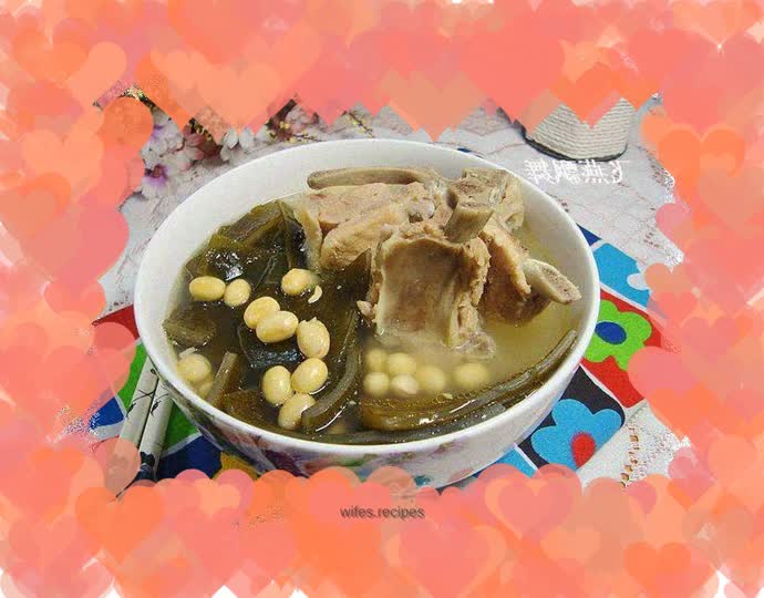 Calcium Supplementing Health Soup-------[Kelp, Soybean and Dragon Bone Soup]