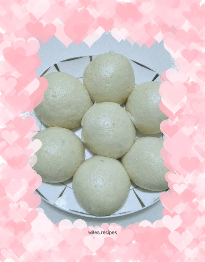 Yam steamed buns