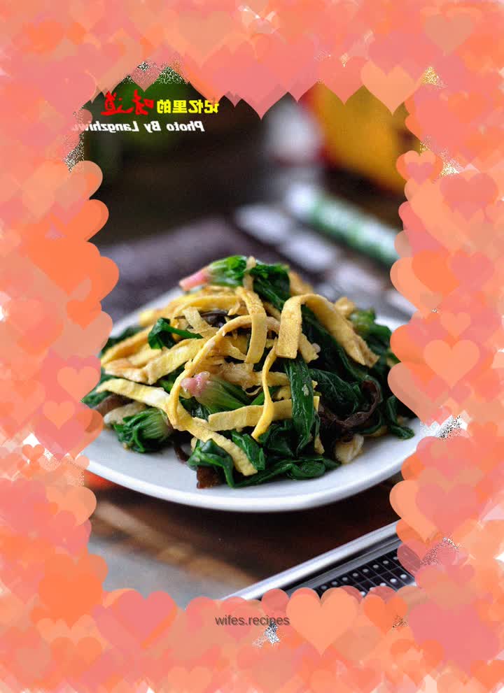 Garlic spinach and eggs