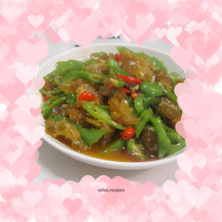 Stir-fried Beef Tendon with Chili
