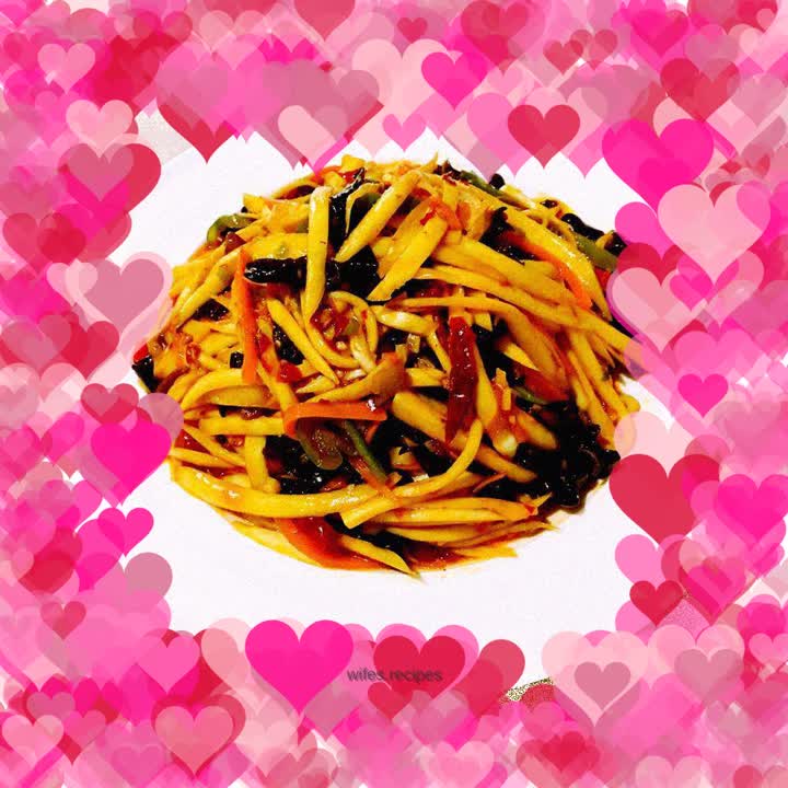 Fish-flavored wild rice