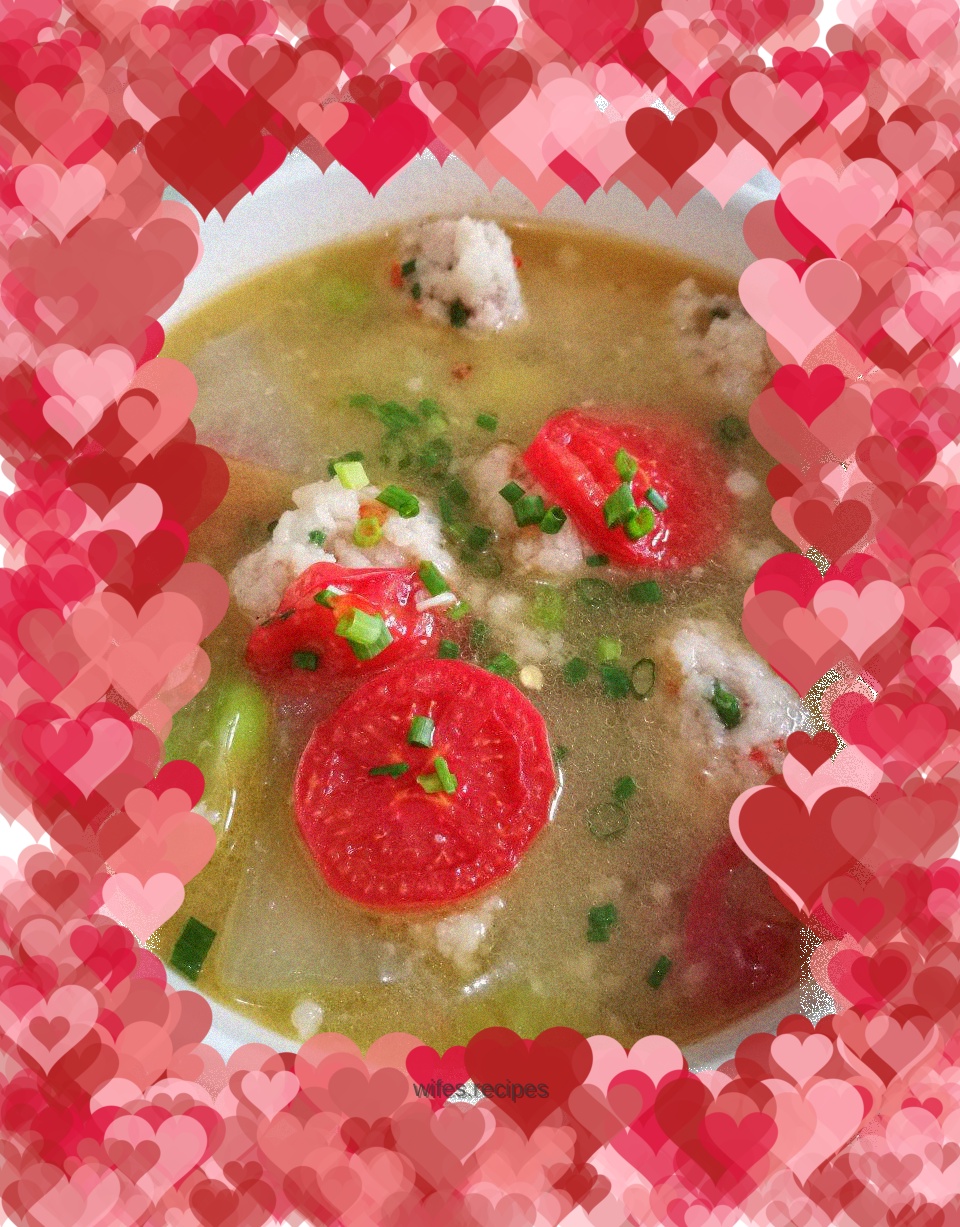 Green Bean and Winter Melon Ball Soup