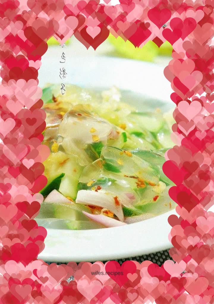 Crystal clear ~ mixed with fresh jellyfish