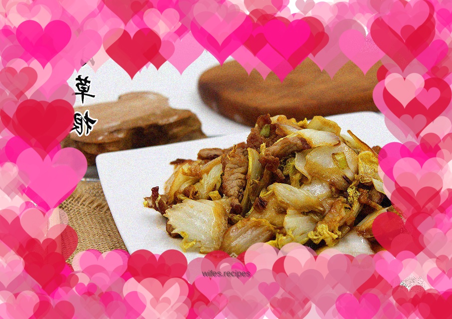 Stir-fried Pork Slices with Baby Cabbage