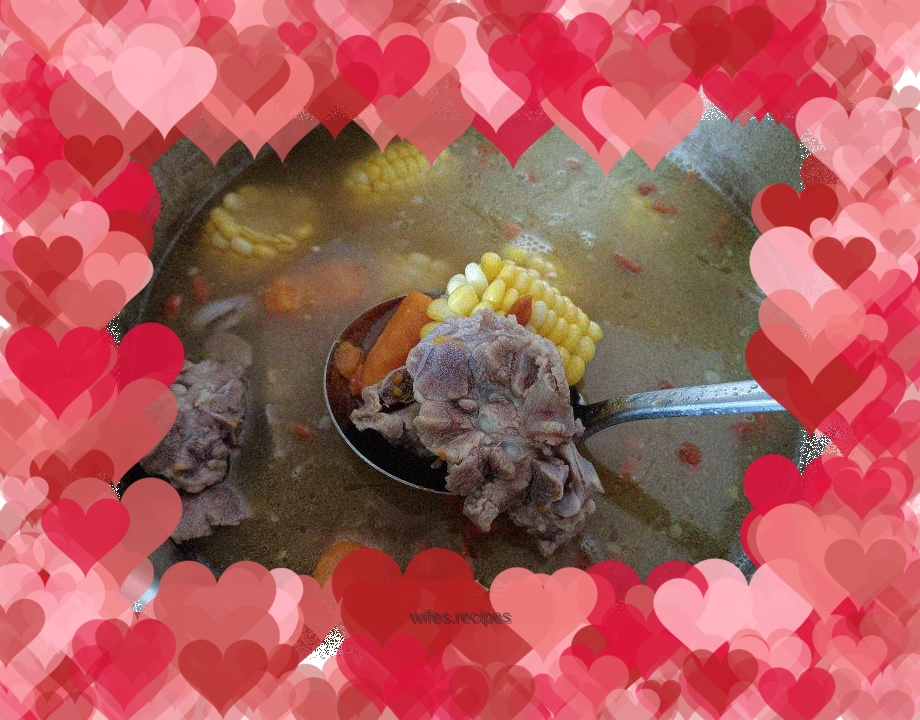 Keel carrot and corn soup