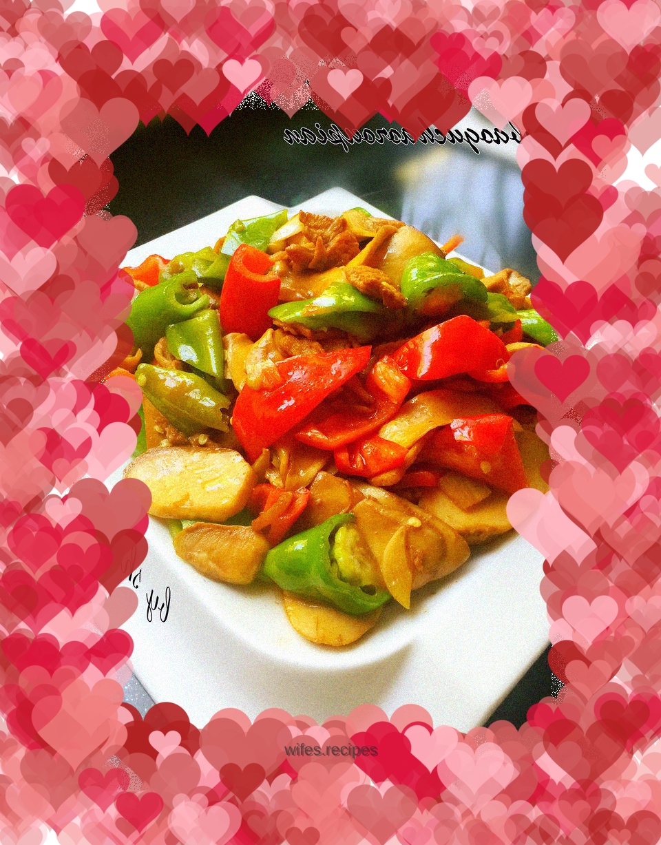 Stir-fried Pork Slices with King Oyster Mushroom