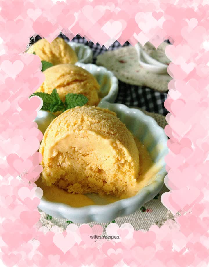 Mango ice cream