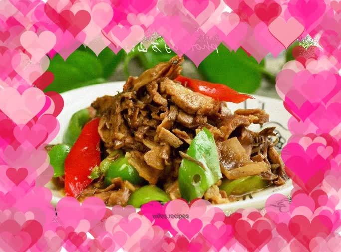 Fried Pork Slices with Maitake Flowers