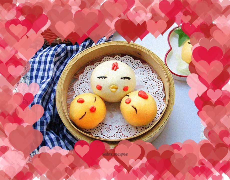 【Jiangsu】Cute chick bean paste buns