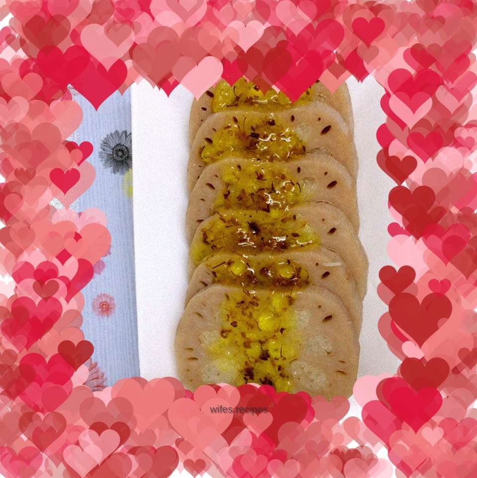 Osmanthus sugar lotus root