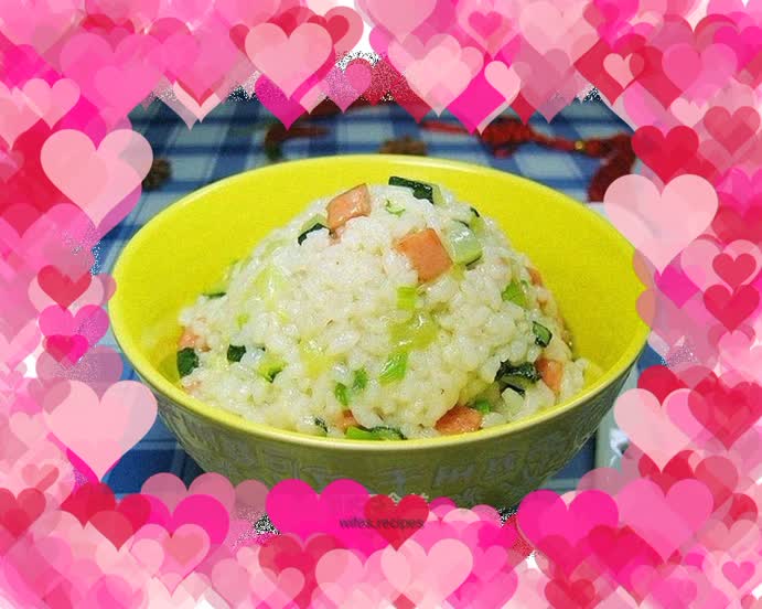The taste of Guangyuan in my memory——Cucumber and ham fried rice