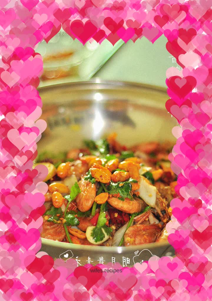 Spicy Arctic Shrimp in Dry Pot