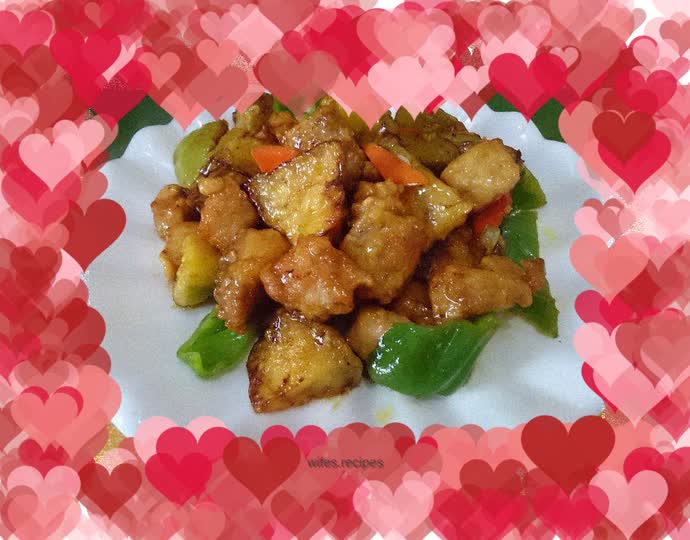 Grilled Eggplant with Pork Slices