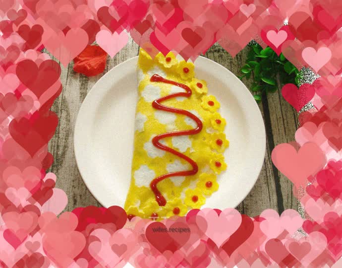 Shepherd's purse omelette rice