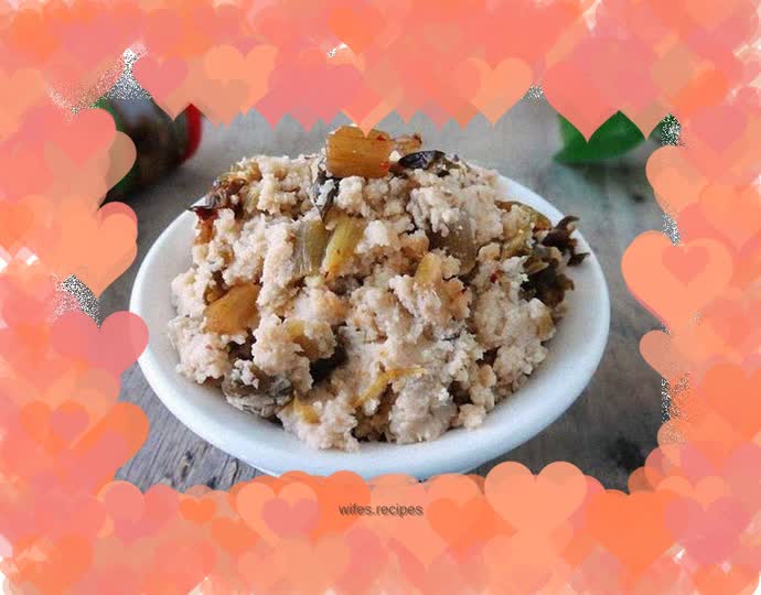 Stir-fried bean dregs with sour pickles