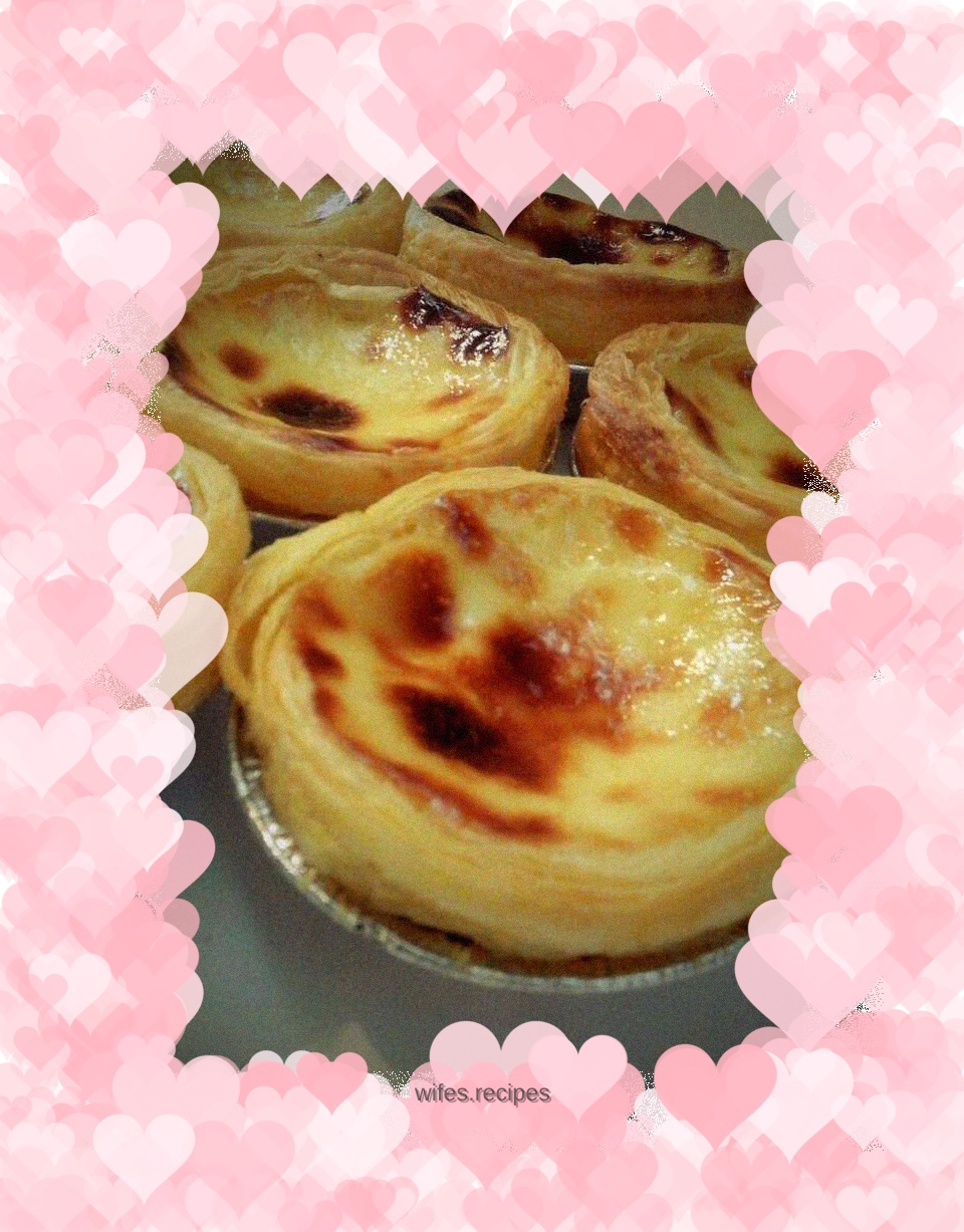 Grape-style egg tart