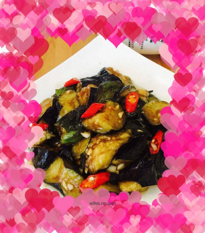 Braised eggplant