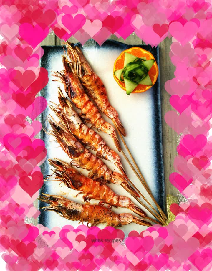 Grilled Shrimp with Sea Salt and Black Pepper