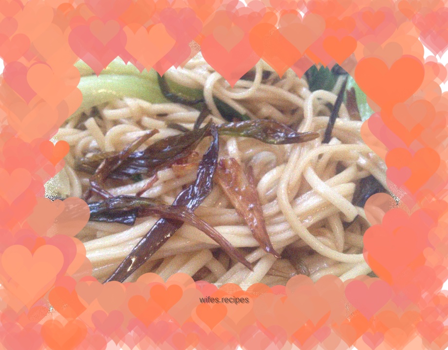 Scallion oil noodles