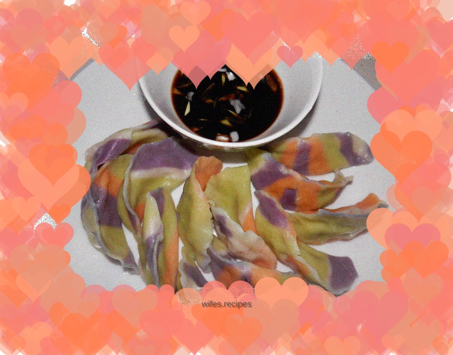 Colorful dumplings