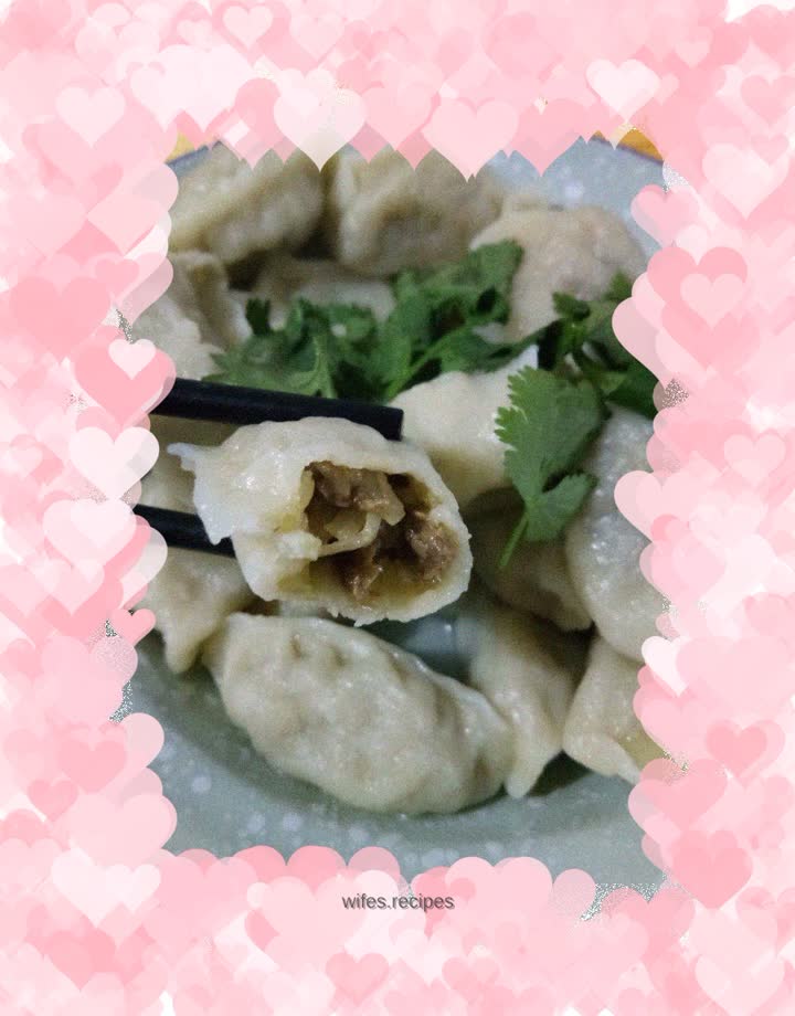 Beef and radish dumplings