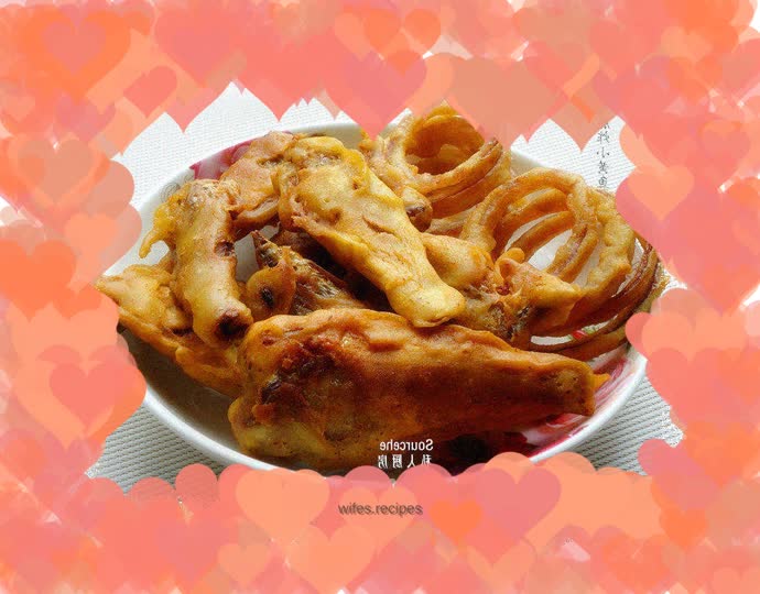 Crispy fried small yellow croaker